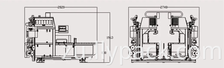 I-Corpoboard ye-Persoboard Carton Box Packing umshini